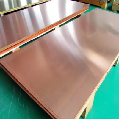 Latón pulido cobre de AISI C10800 0,8 mm de espesor y 100 mm de ancho