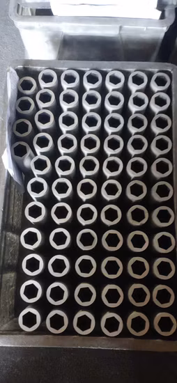 Molde de grafito con revestimiento para fundir latón o cobre